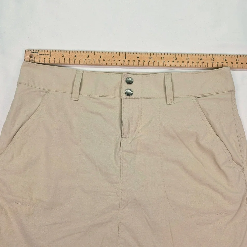 Columbia Womens‎ Tan Khaki Active Outdoor Hiking Skirt Size 8 AL1931